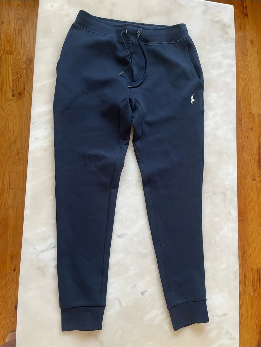 Polo by Ralph Lauren Boys Navy Drawstring Jogger Sweatpants